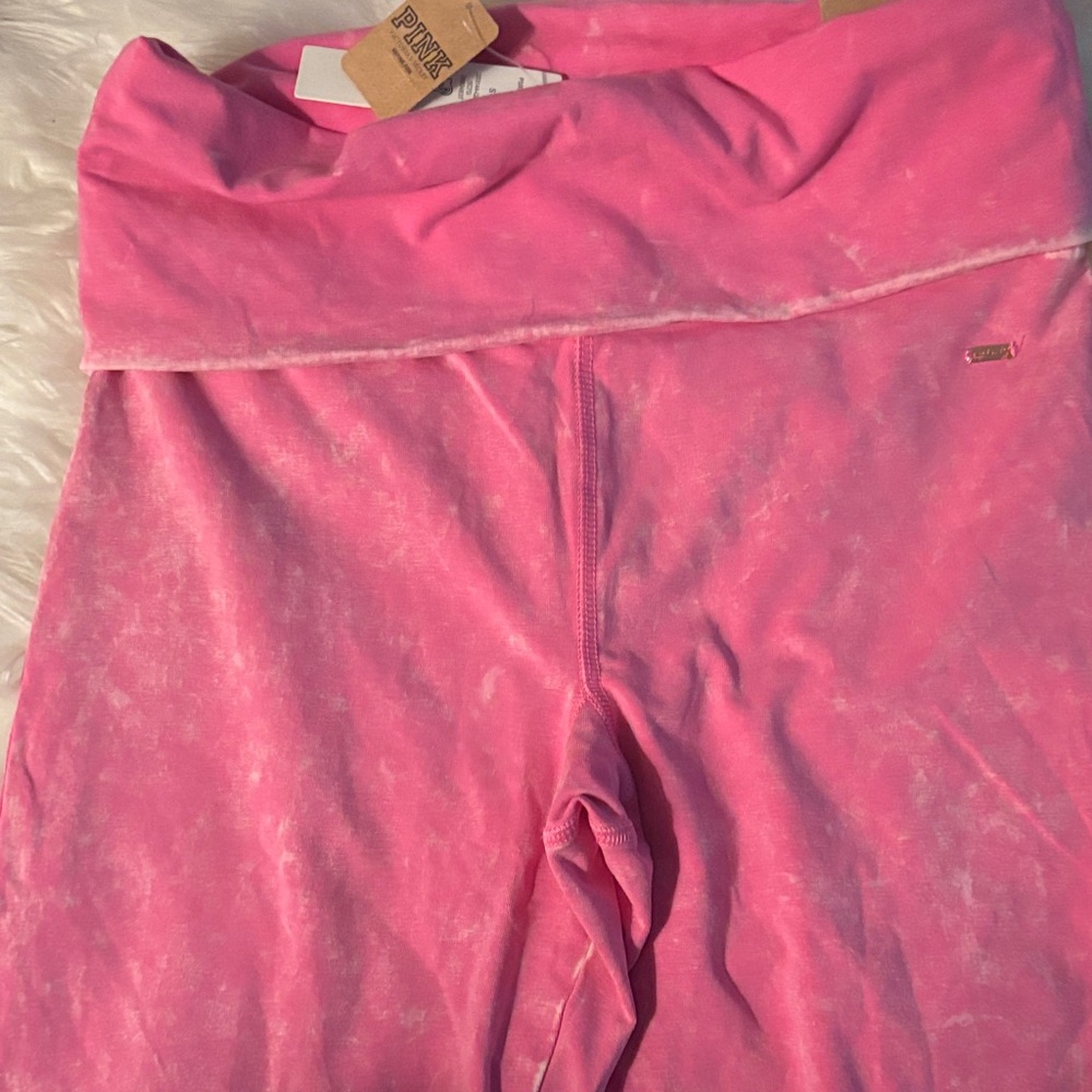 PINK Victoria's Secret Flare Pants in Bright Pink - Picture 2 of 3